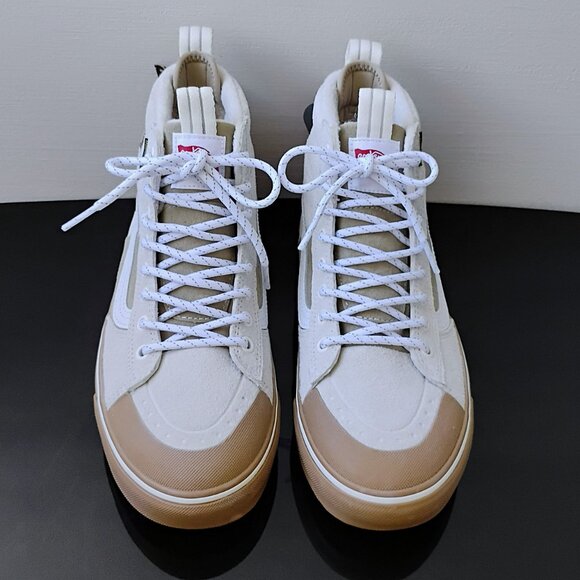 Vans Women Sk8-Hi MTE-2 Waterproof Suede in Warmth & Cheer Cornstalk/Marshmallow - Picture 4 of 15